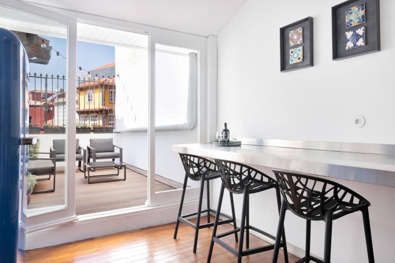 Ferienwohnung Historical Penthouse At Cardosas Block Porto Exterior foto