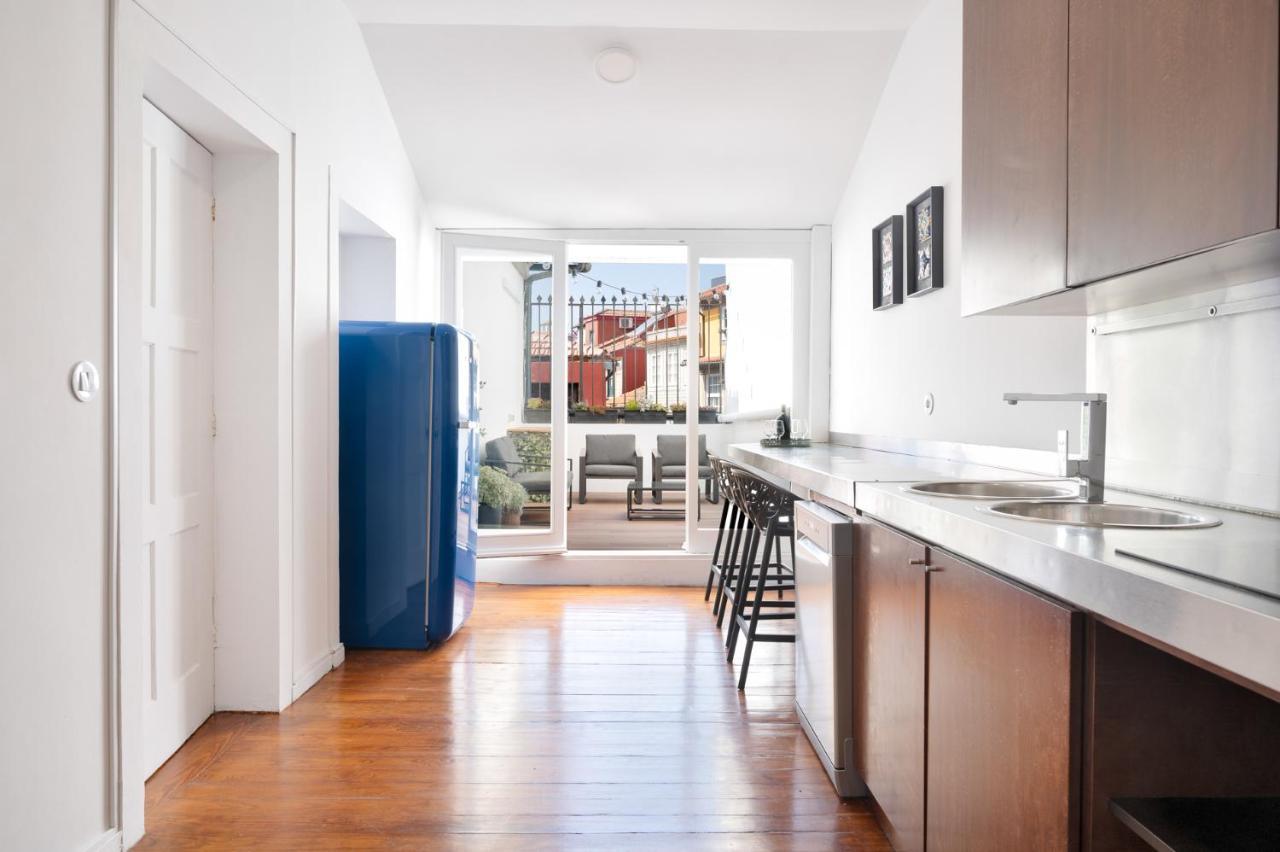 Ferienwohnung Historical Penthouse At Cardosas Block Porto Exterior foto